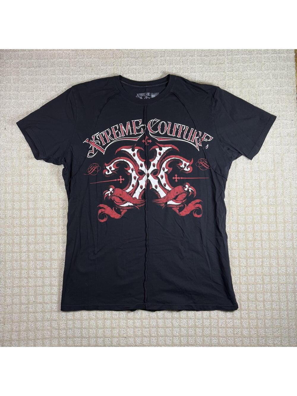 Y2K Xtreme Couture Skull T Shirt Size 2XL